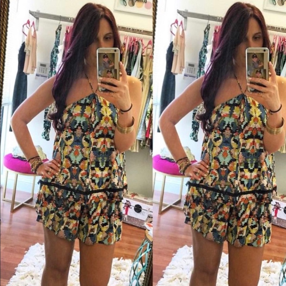 Multi-colored Romper